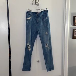Hollister ripped jeans